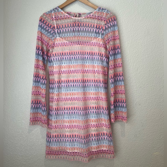 H&M | Dresses | Nwt Hm Crochet Long Sleeve Slip Lined Dress M | Poshmark